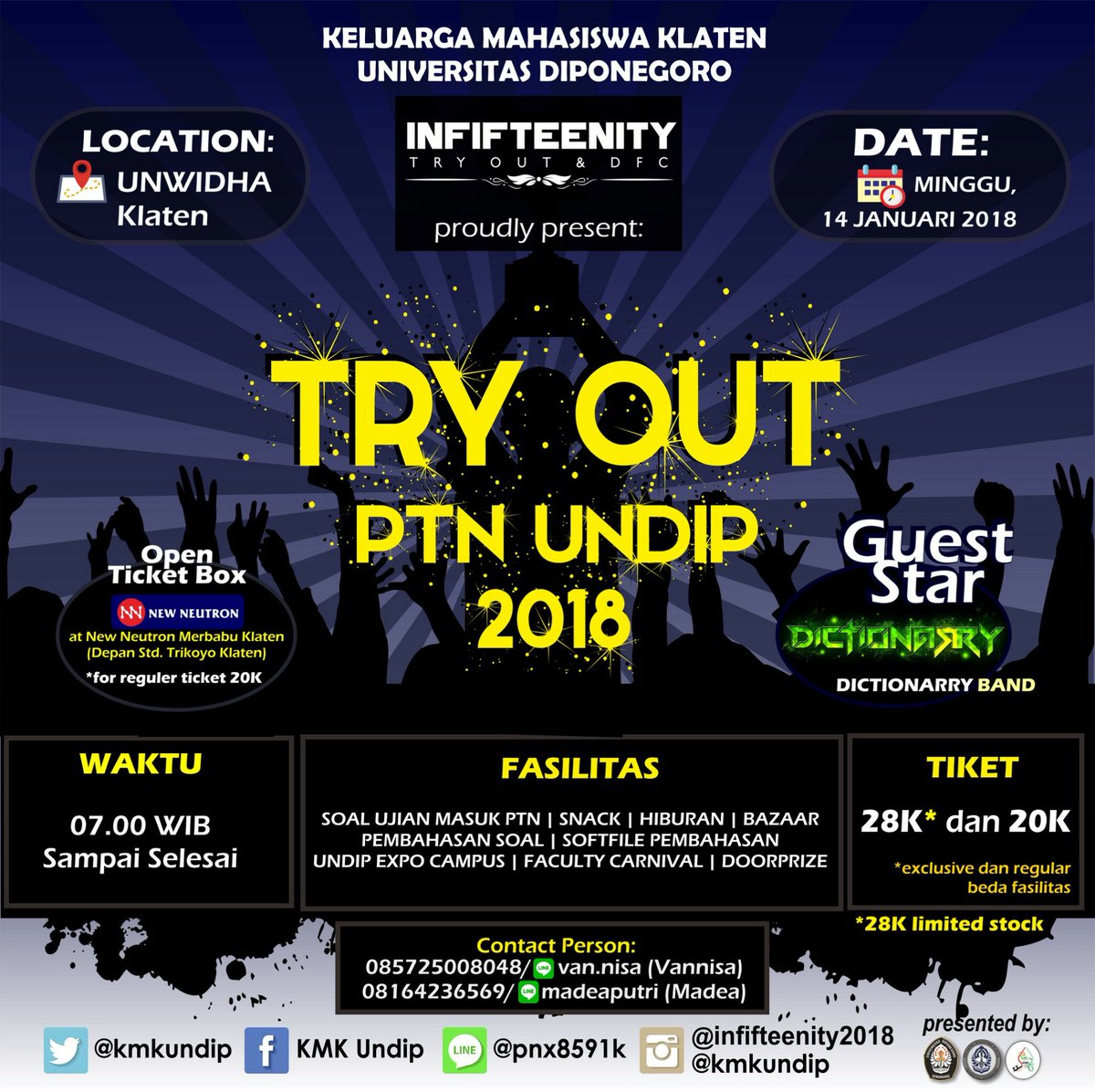 TRY OUT PTN UNDIP 2018 